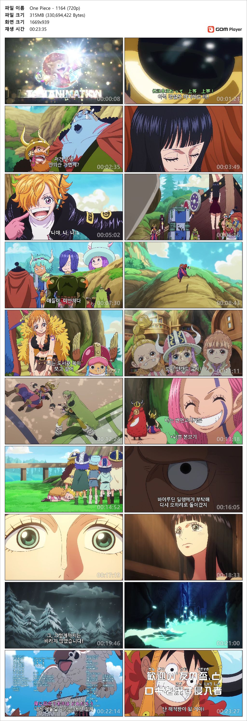 [ANIPLUS] One Piece - 1164 (1280x720)