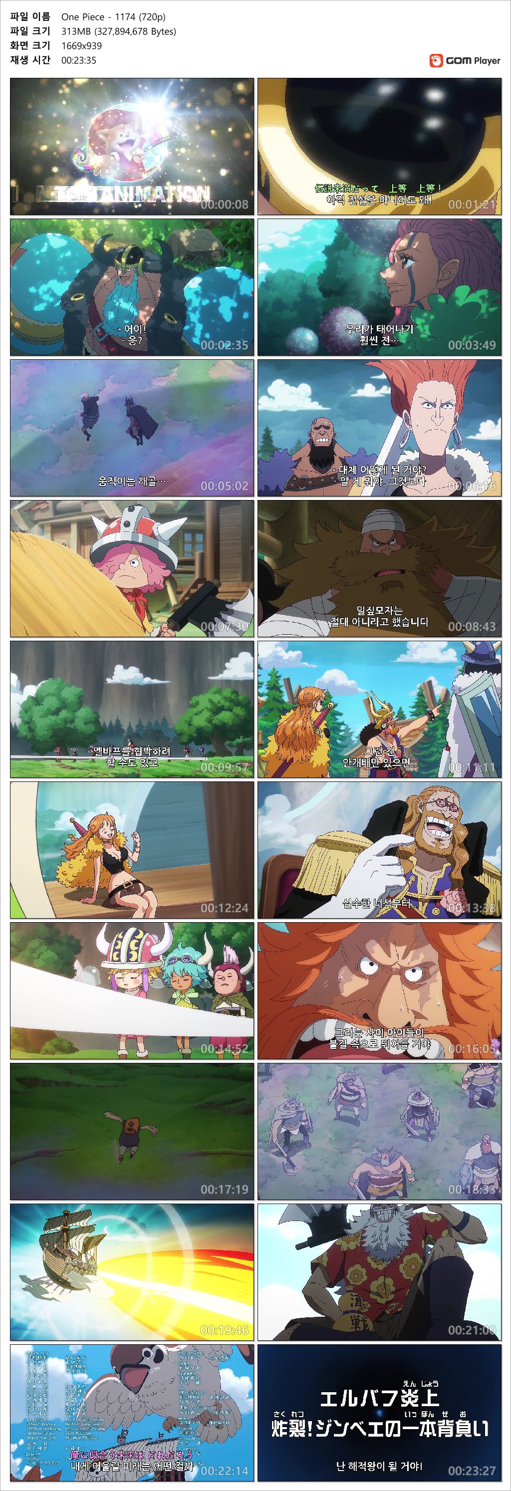 [ANIPLUS] One Piece - 1174 (1280x720)