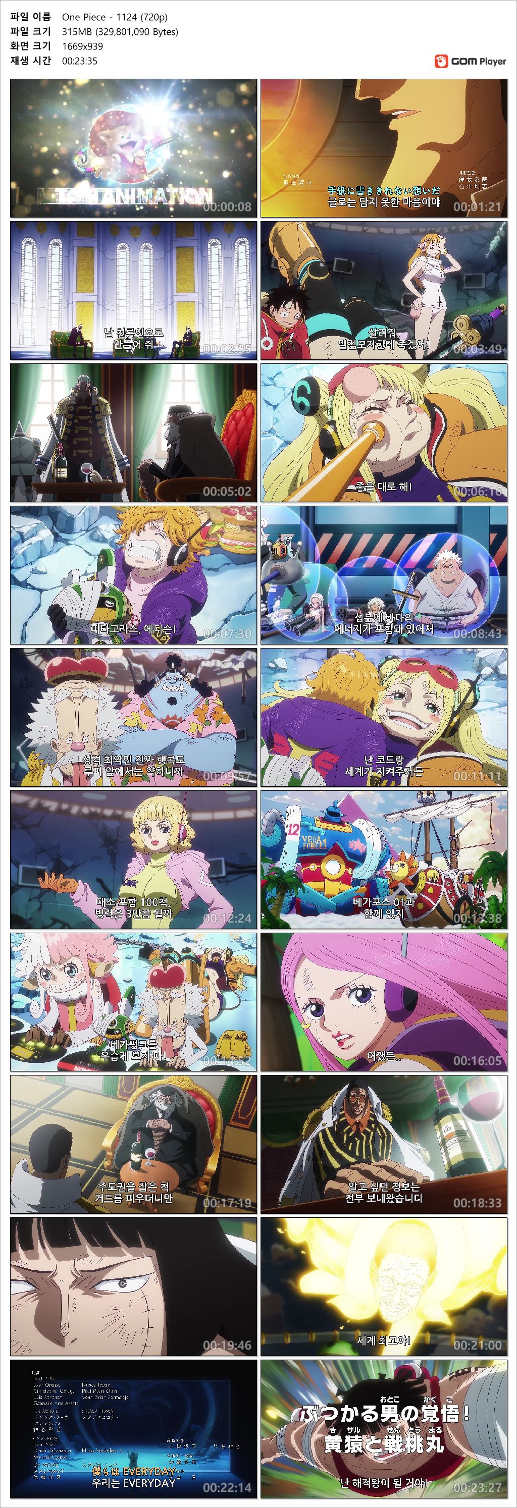 [ANIPLUS] One Piece - 1124 (1280x720)