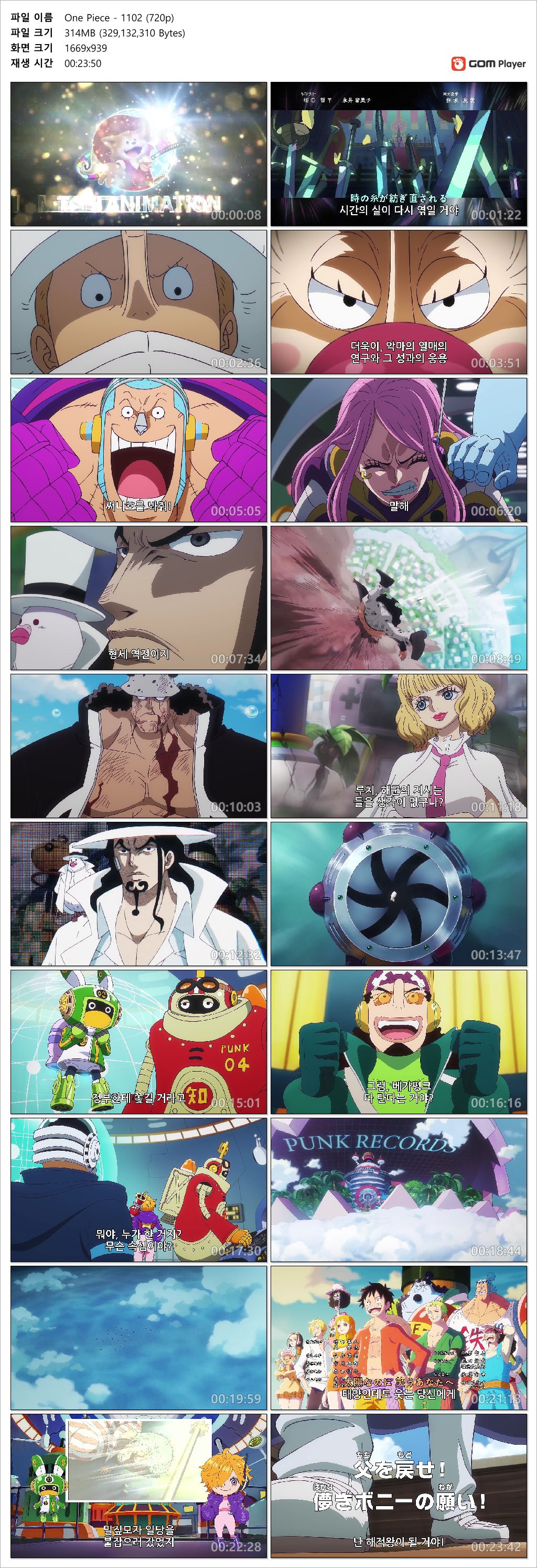 [ANIPLUS] One Piece - 1102 (1280x720)