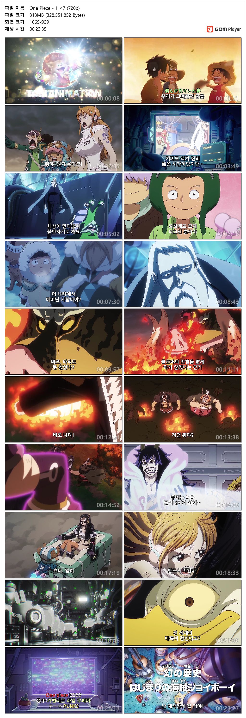 [ANIPLUS] One Piece - 1147 (1280x720)