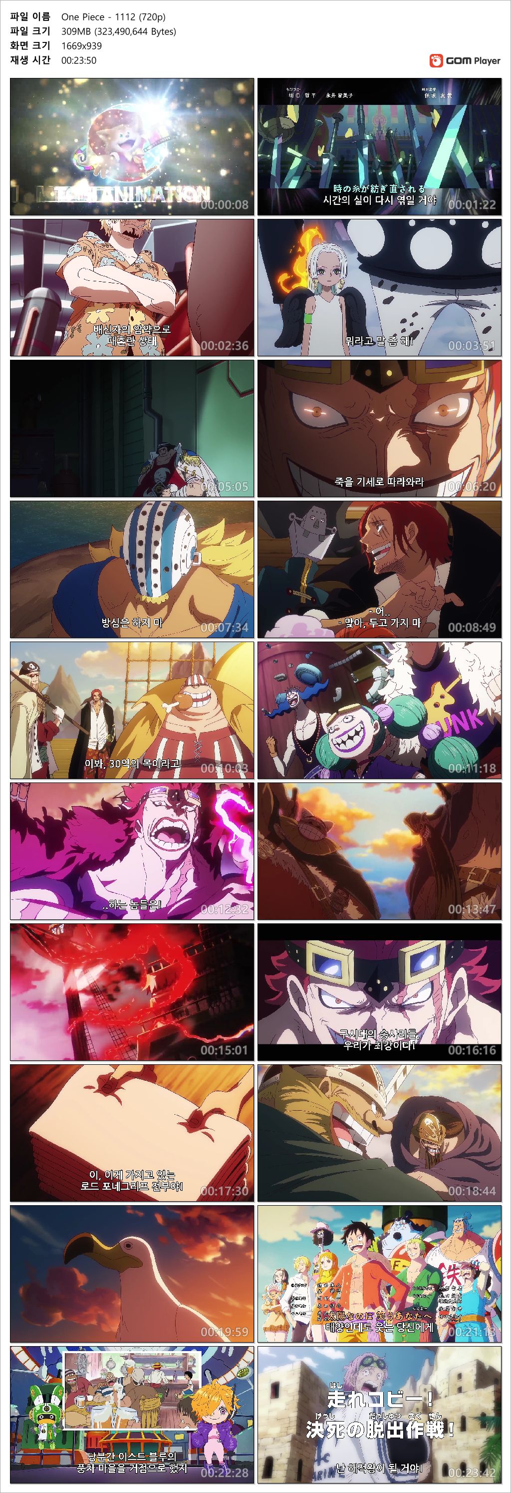 [ANIPLUS] One Piece - 1112 (1280x720)