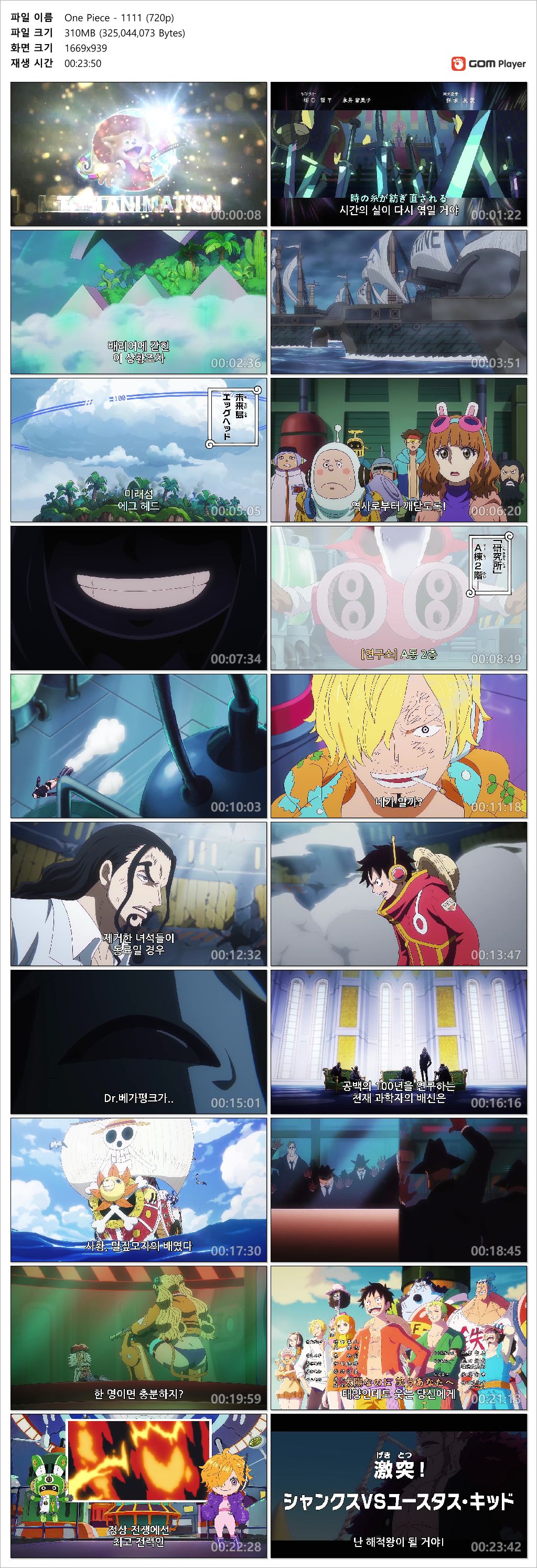 [ANIPLUS] One Piece - 1111 (1280x720)