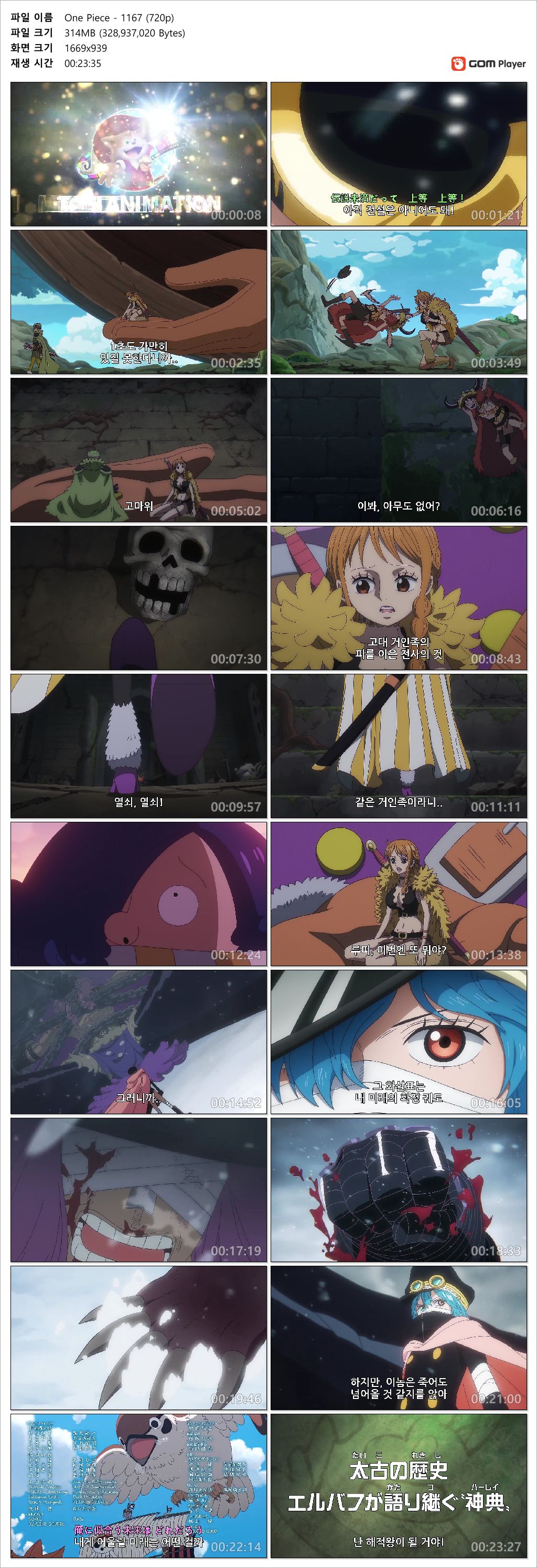 [ANIPLUS] One Piece - 1167 (1280x720)