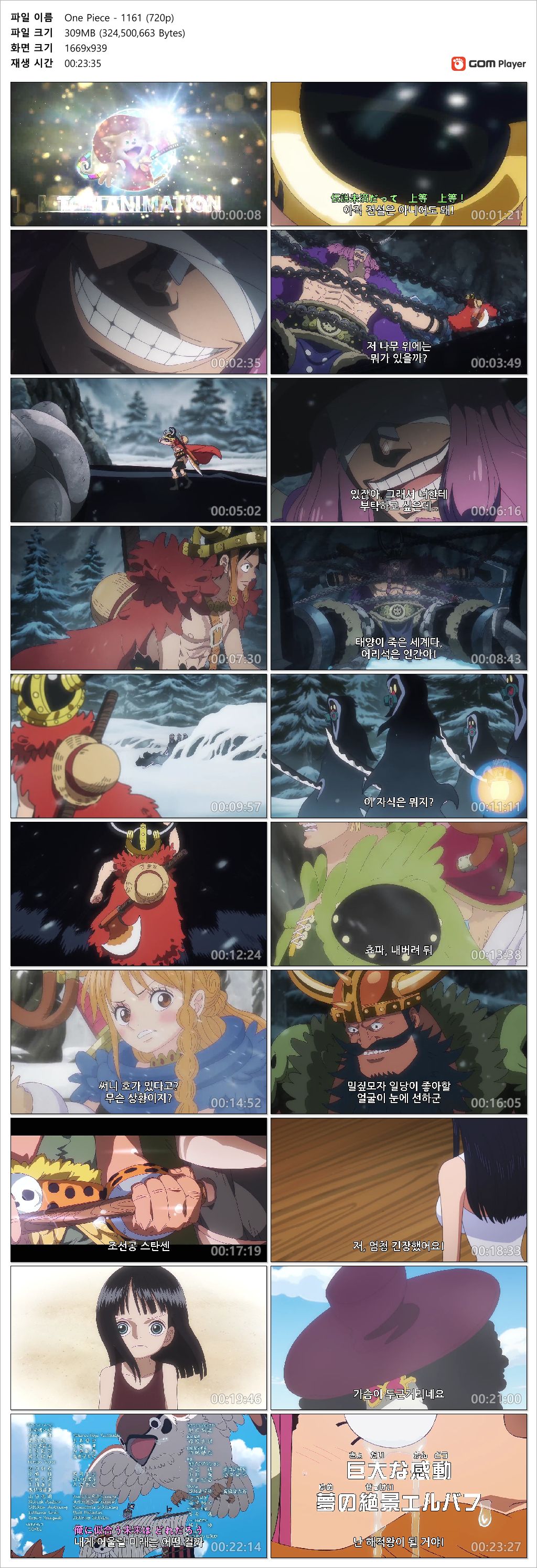 [ANIPLUS] One Piece - 1161 (1280x720)