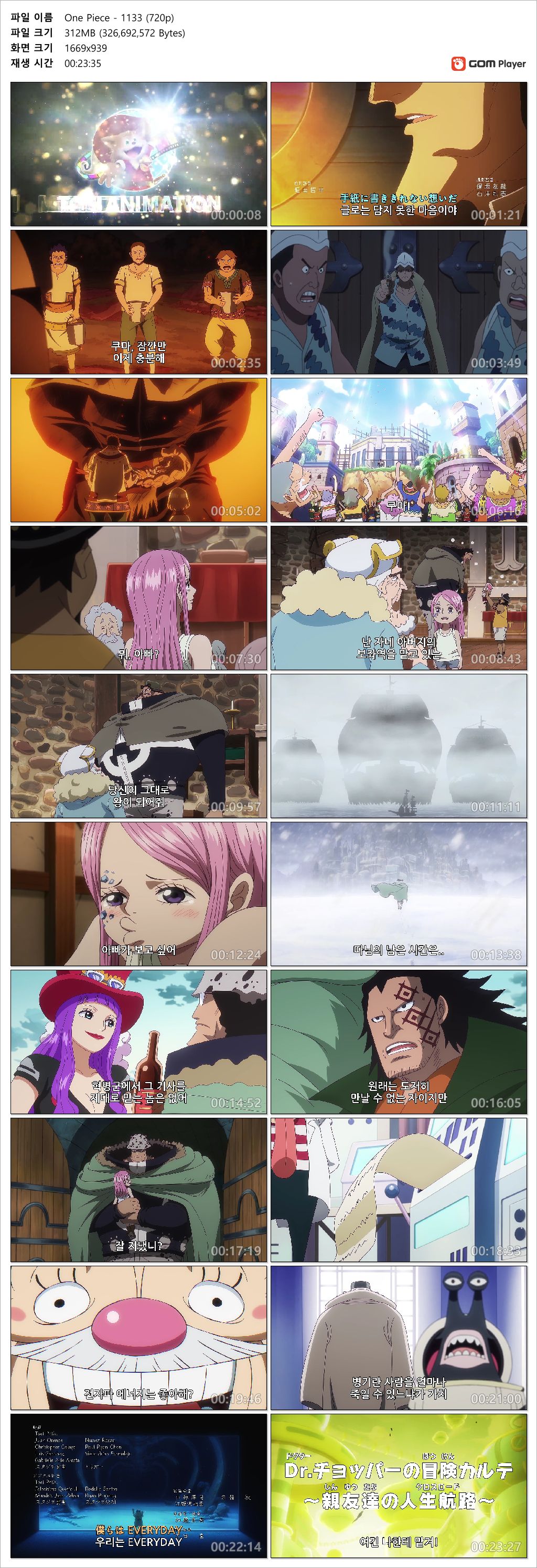 [ANIPLUS] One Piece - 1133 (1280x720)