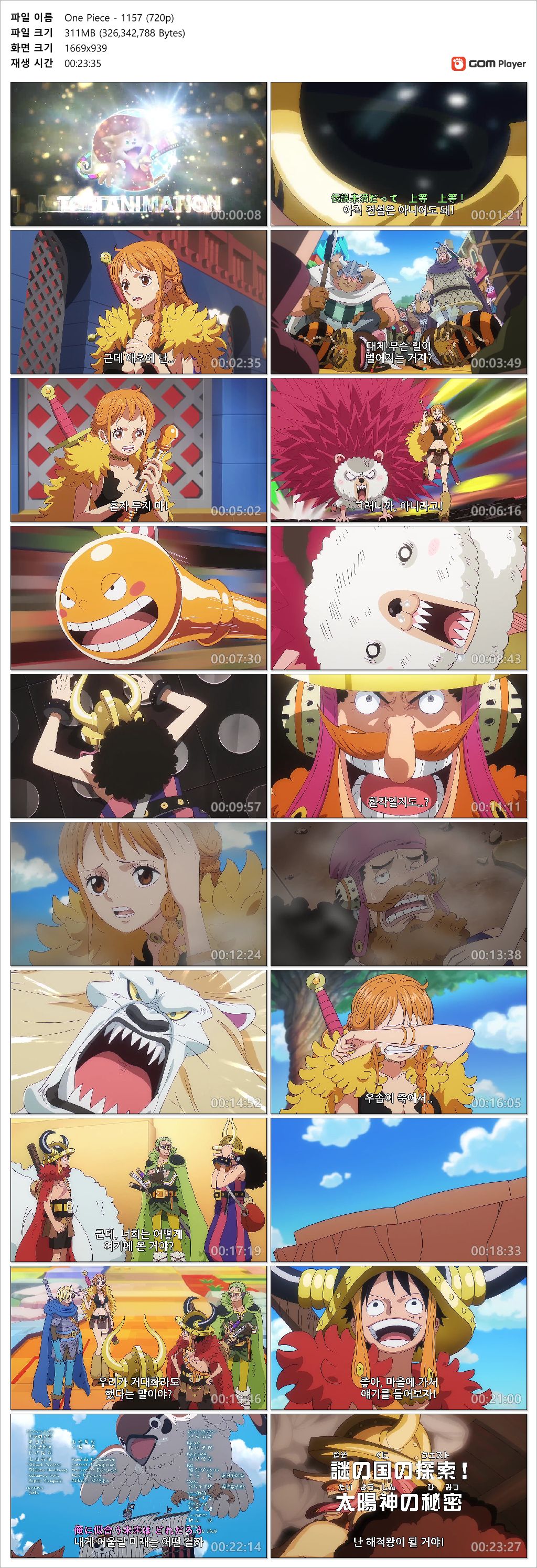 [ANIPLUS] One Piece - 1157 (1280x720)