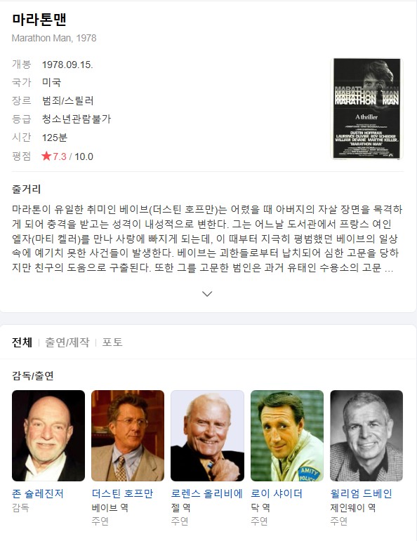 (19금 종동)마라톤맨.Marathon Man.1976.1080p.한글자막
