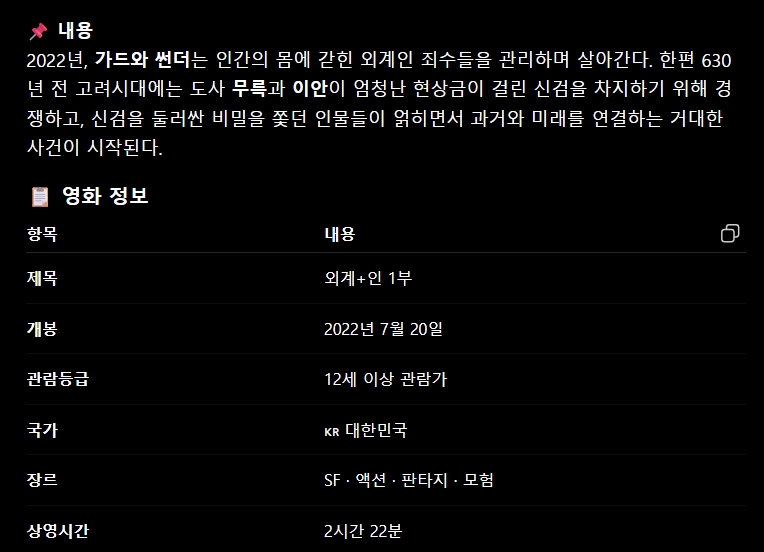 외계+인 1부 “고려의 도사와 현대의 외계인, 630년의 시간이 충돌한다!”