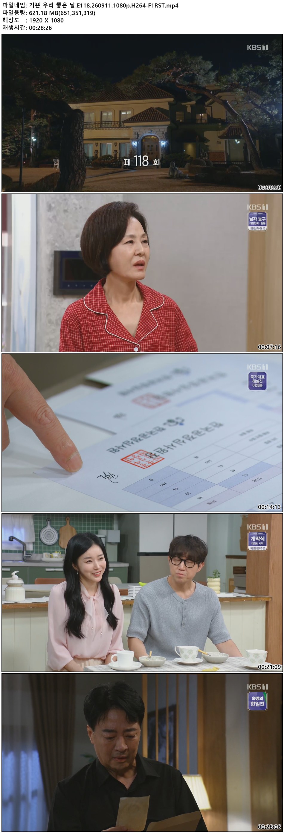 기쁜 우리 좋은 날.E118.260911.1080p.H264-F1RST