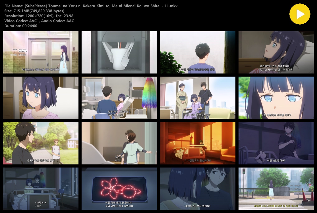 투명한 밤을 달리는 너와, 눈에 보이지 않는 사랑을 했다 (2026) - 11 (1280x720)