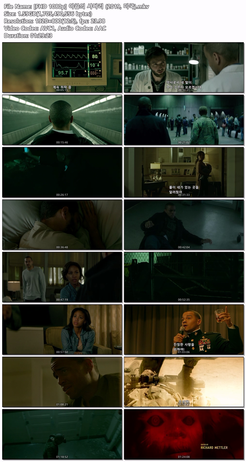 [FHD 1080p] 야곱의 사다리 (2019, 미국)