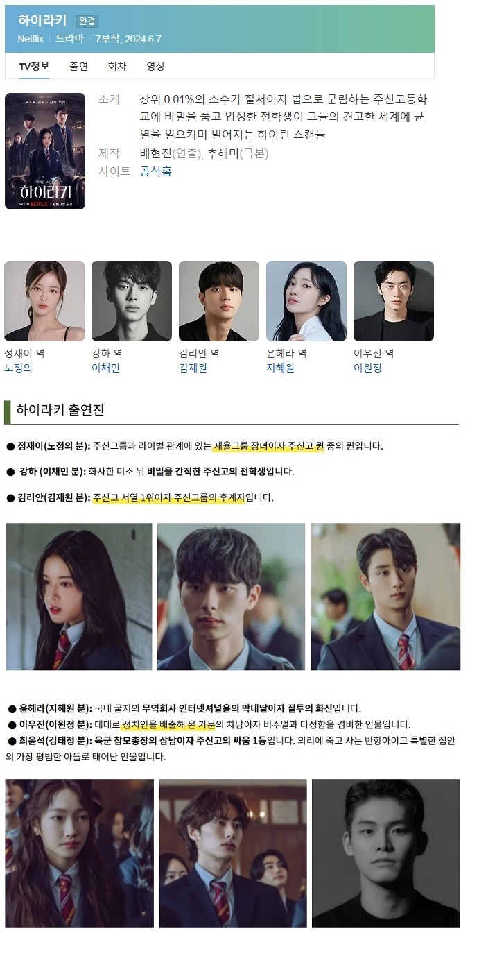 (한드 모음) 하이라키 01 ~ 07화 완결