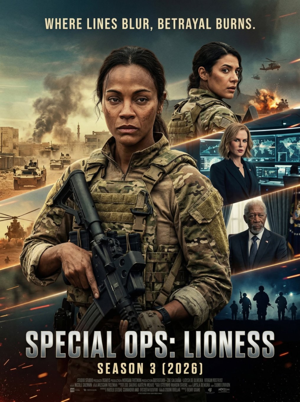 라이어니스 특수작전팀 시즌3 01화-08화 완결 한글자막 1080p Special Ops Lioness 저용량