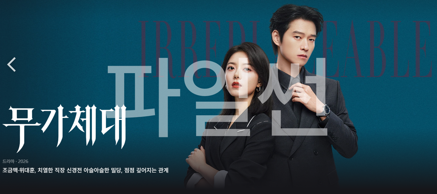 [중드] 무가체대(대체할 수 없는) 1-10화 한글파일O 조금맥 위대훈