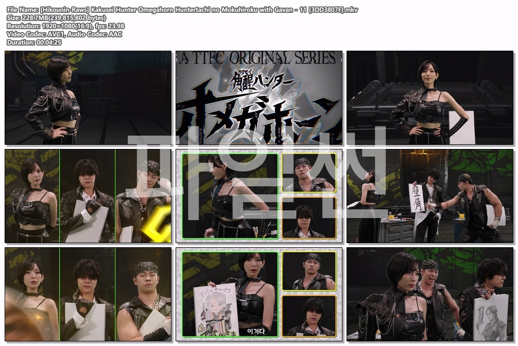 [DarK][특촬신작] 각성헌터 오메가혼(2026) TTFC 헌터들의 묵비록 with 갸반 11화 1080P 한글 자막