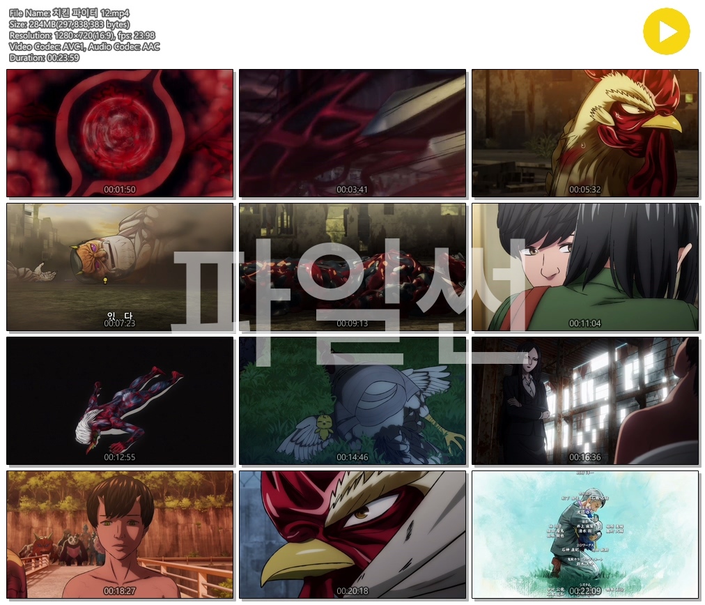 [ANIPLUS] 치킨 파이터 - 12 (1280x720)