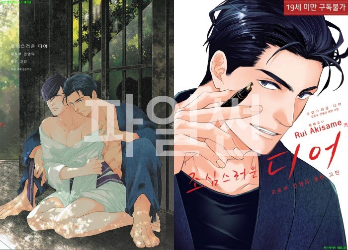 [BL만화] 아키사메 루이 - 조심스러운 디어 -모토부 선생의 괜한 고민[냥면]