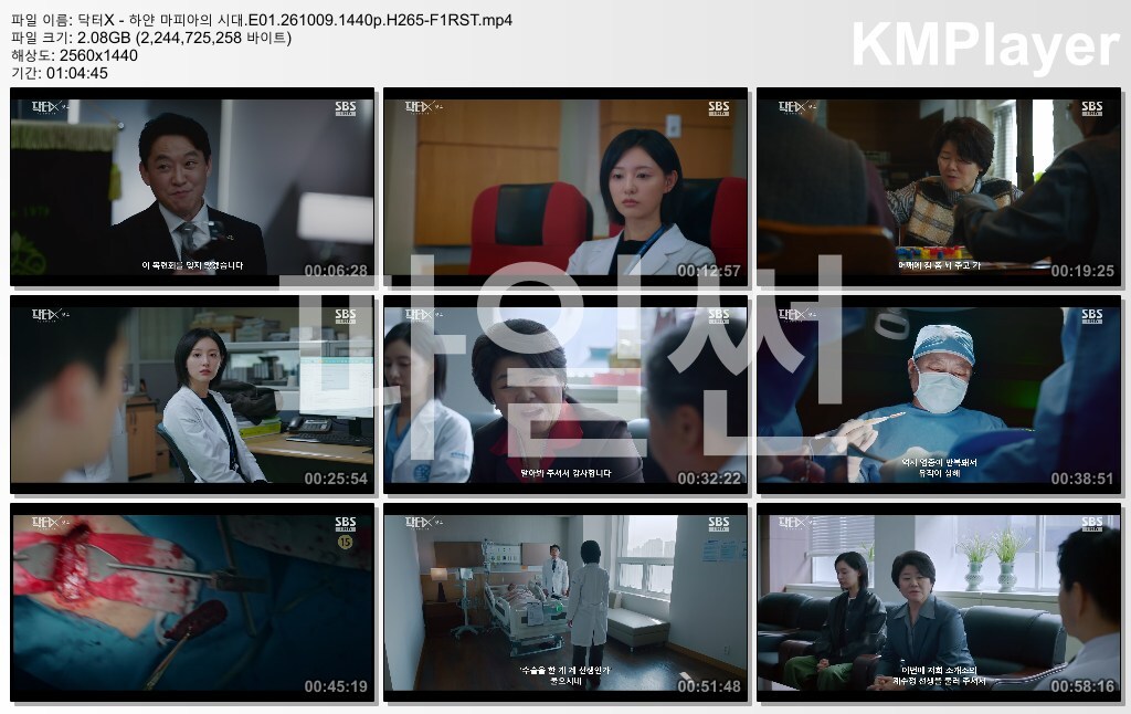 닥터X - 하얀 마피아의 시대.E01.261009.1440p.H265-F1RST