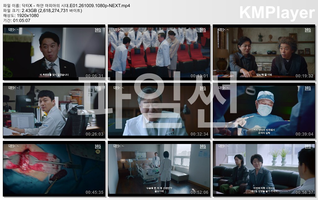닥터X - 하얀 마피아의 시대.E01.261009.1080p-NEXT