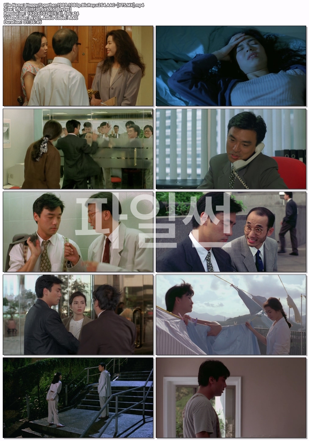 (무자막) Happy Together (1989..