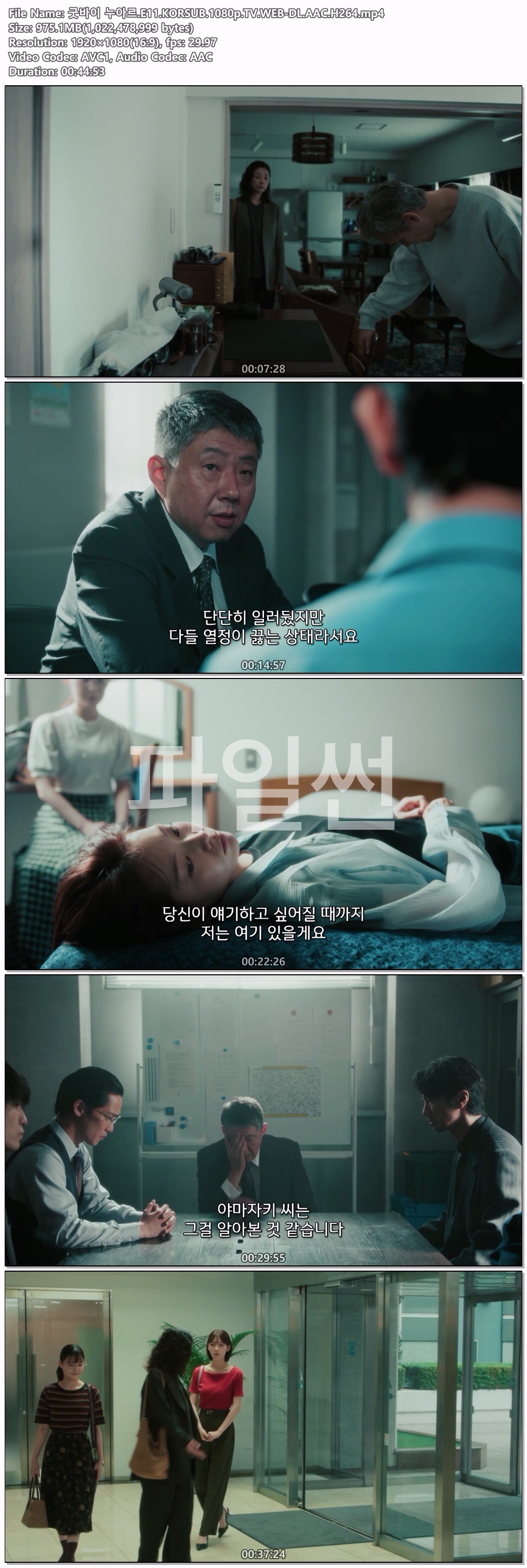 [일드] 굿바이 누아르.E11.KORSUB.1080p.TV.WEB-DL