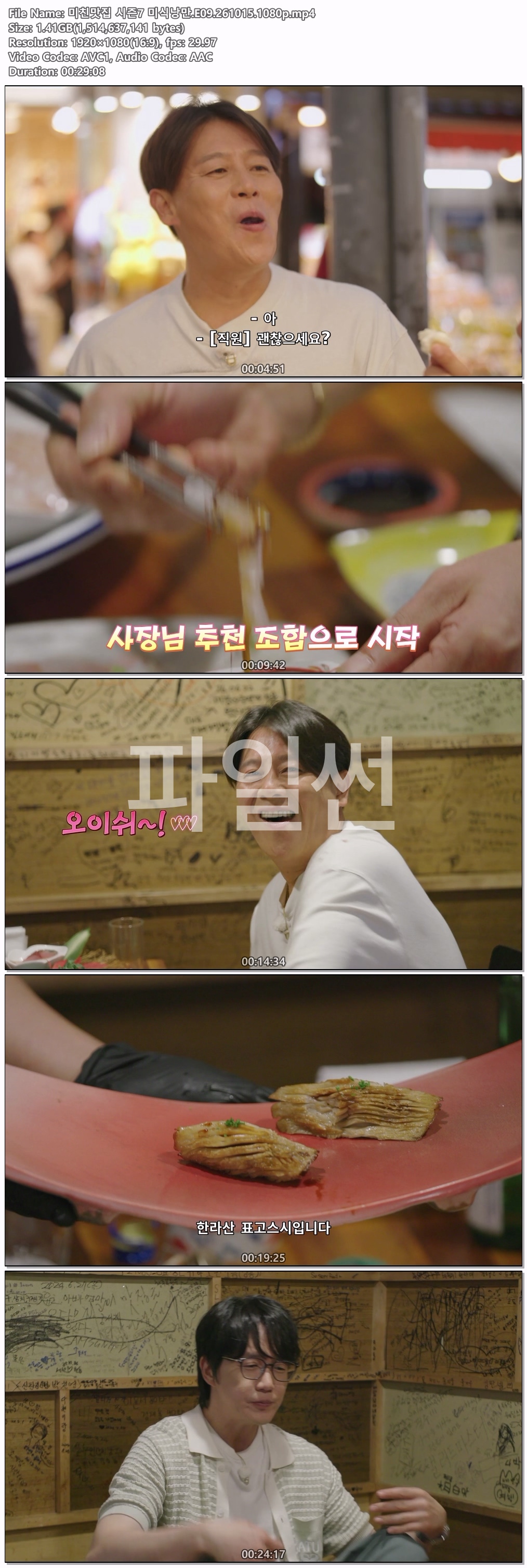 미친맛집 시즌7 미식낭만.E09.261015.1080p