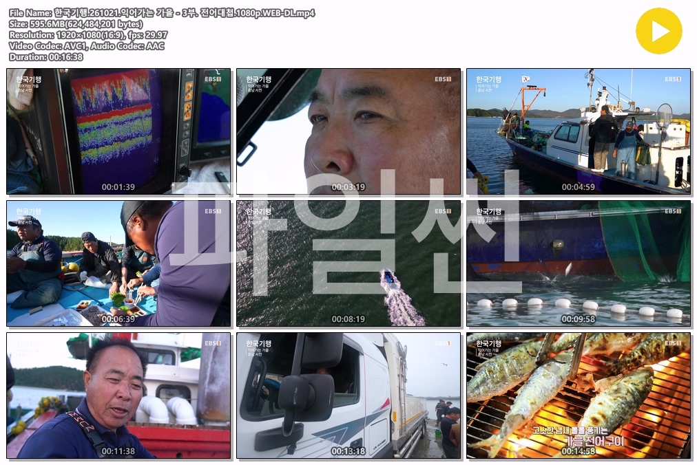 한국기행.261021.익어가는 가을 - 3부. 전어대첩.1080p.WEB-DL