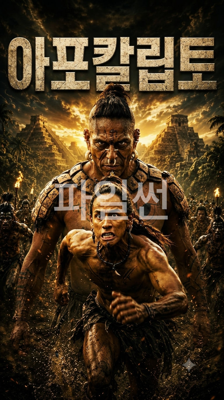 [액션/어드벤처] 아포칼립토 (Apocalypto) - 문명의 종말, 살아남기 위한 가장 잔혹한 추격!