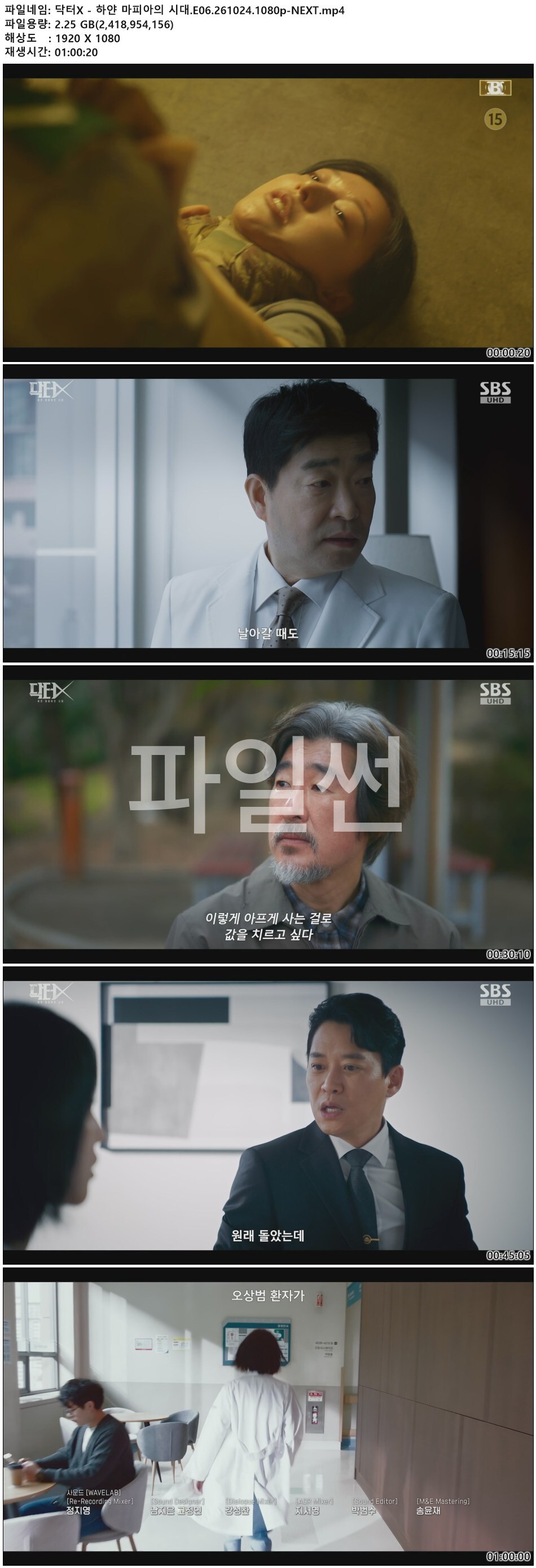닥터X - 하얀 마피아의 시대.E06.261024.1080p-NEXT