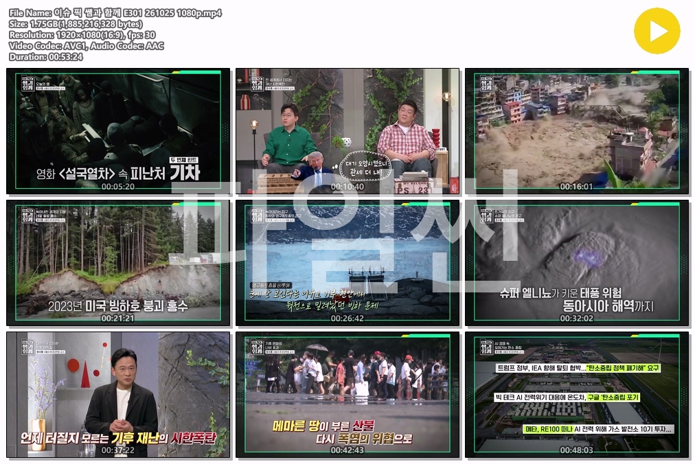 이슈 픽 쌤과 함께 E301 261025 1080p