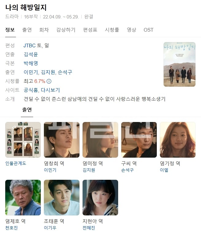 (한드 모음) 나의 해방일지 06 ~ 10화