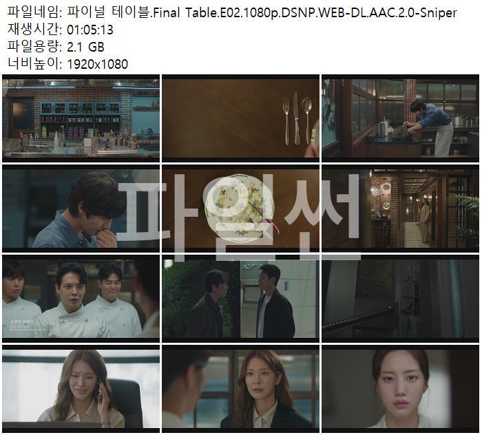 파이널 테이블.Final Table.E02.1080p.DSNP.WEB-DL.AAC.2.0-Sniper