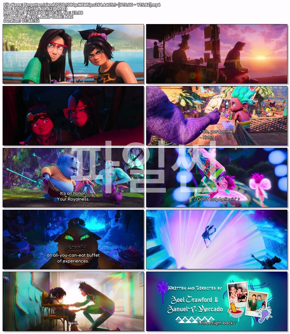 (영자막) Forgotten Island (2026) [1080p] [WEBRip] [5.1] [YTS.GG - YTS.BZ]