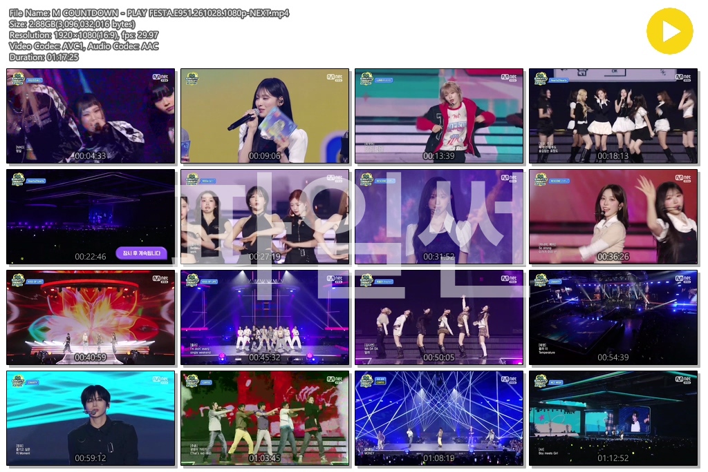 M COUNTDOWN - PLAY FESTA.E951.261028.1080p-NEXT
