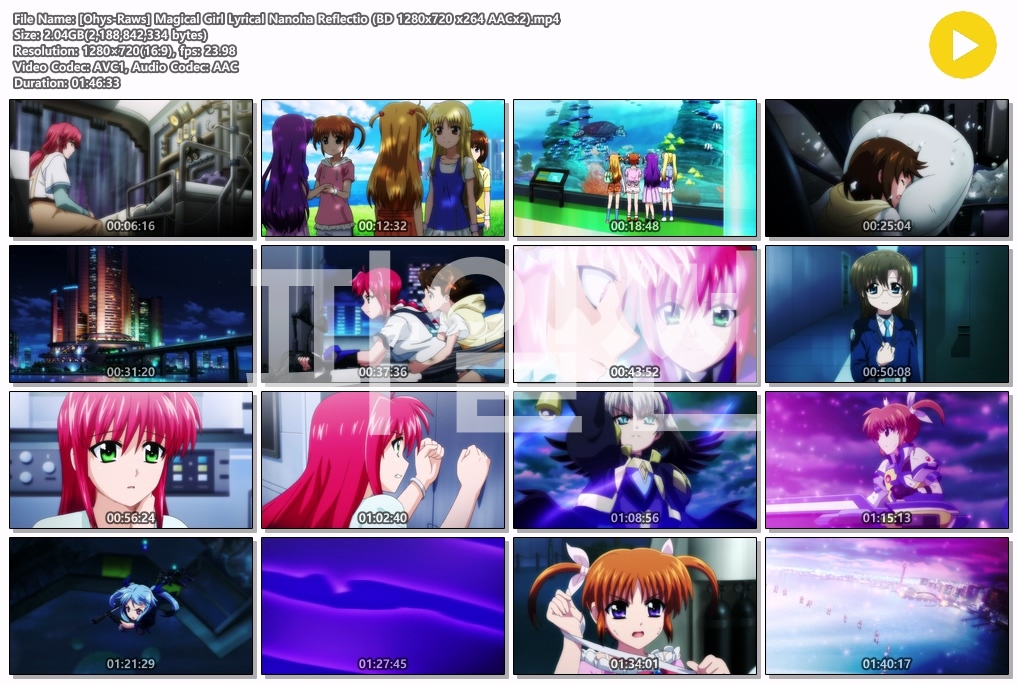 마법소녀 리리컬 나노하 Reflectio (BD 1280x720 x264 AACx2)