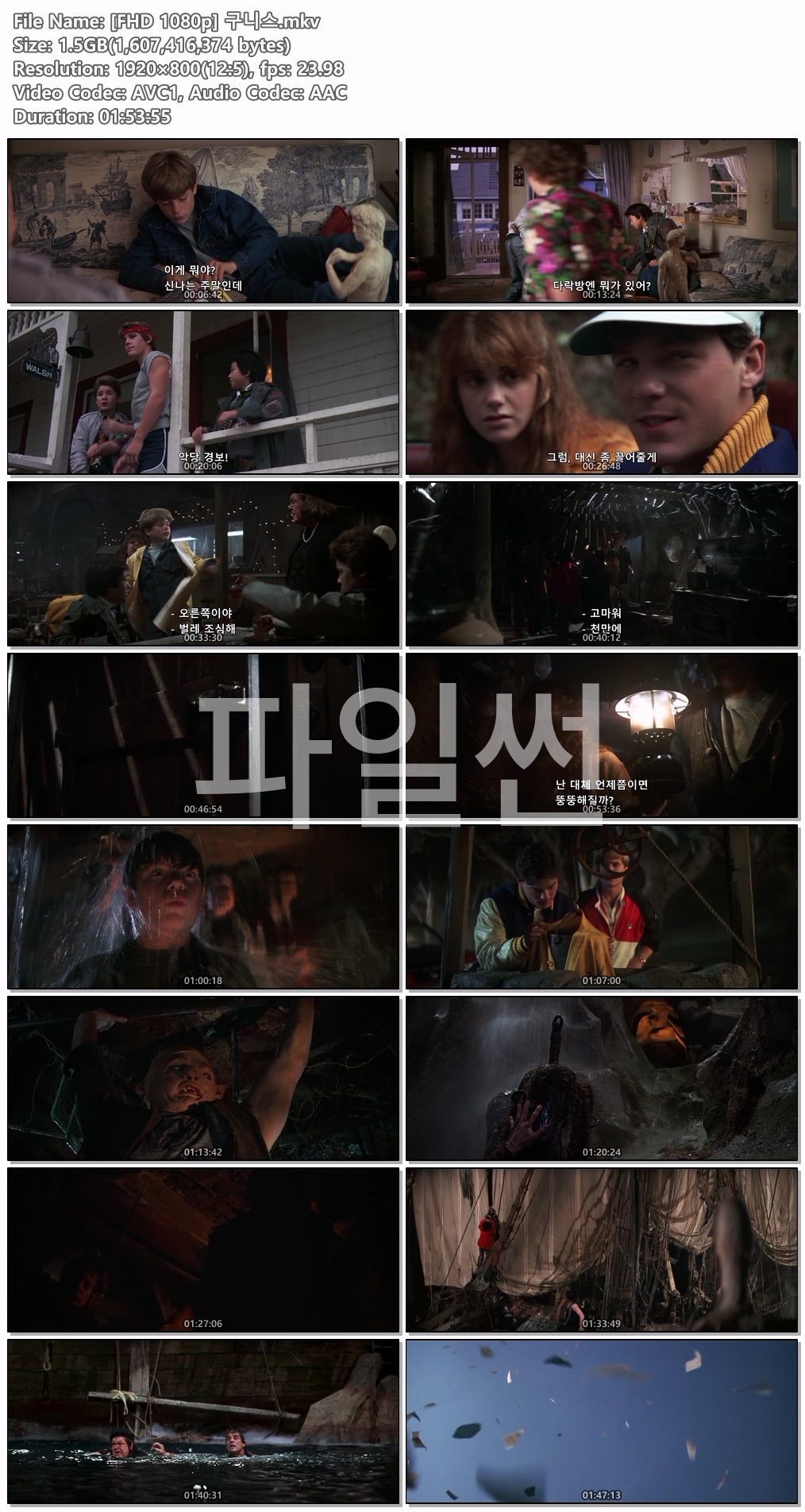 [FHD 1080p] 구니스